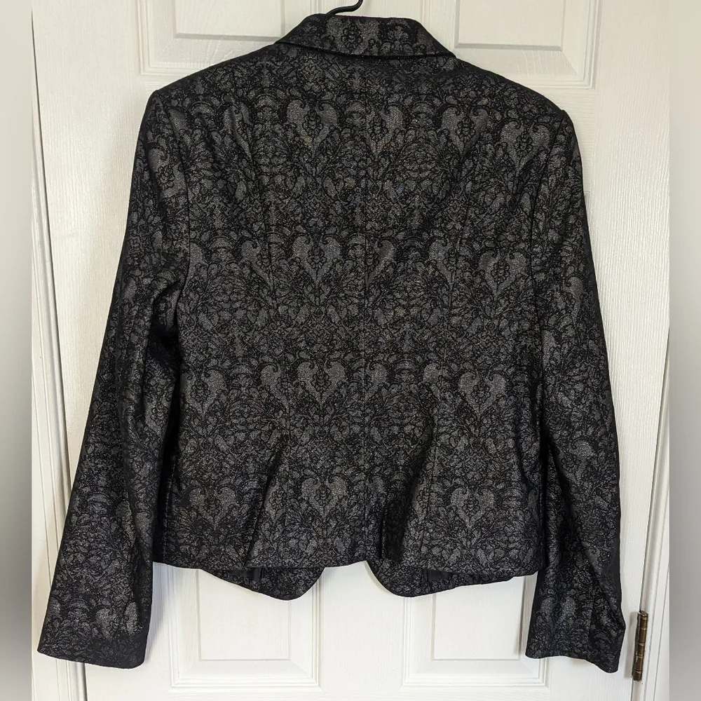 Worthington Women's 3 Piece Glitter Lace Design Suit Sz L/14 - Picture 4 of 11